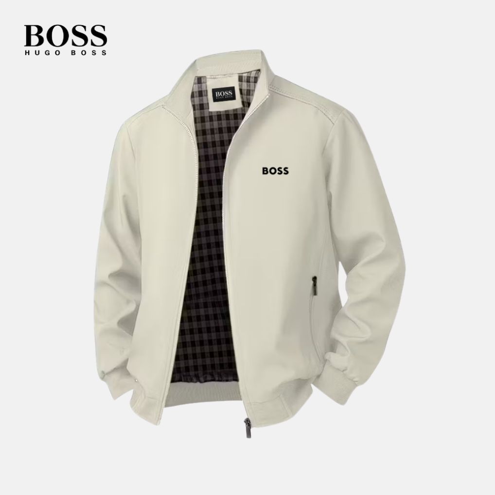 Classic Clean Line Bomber Jacket