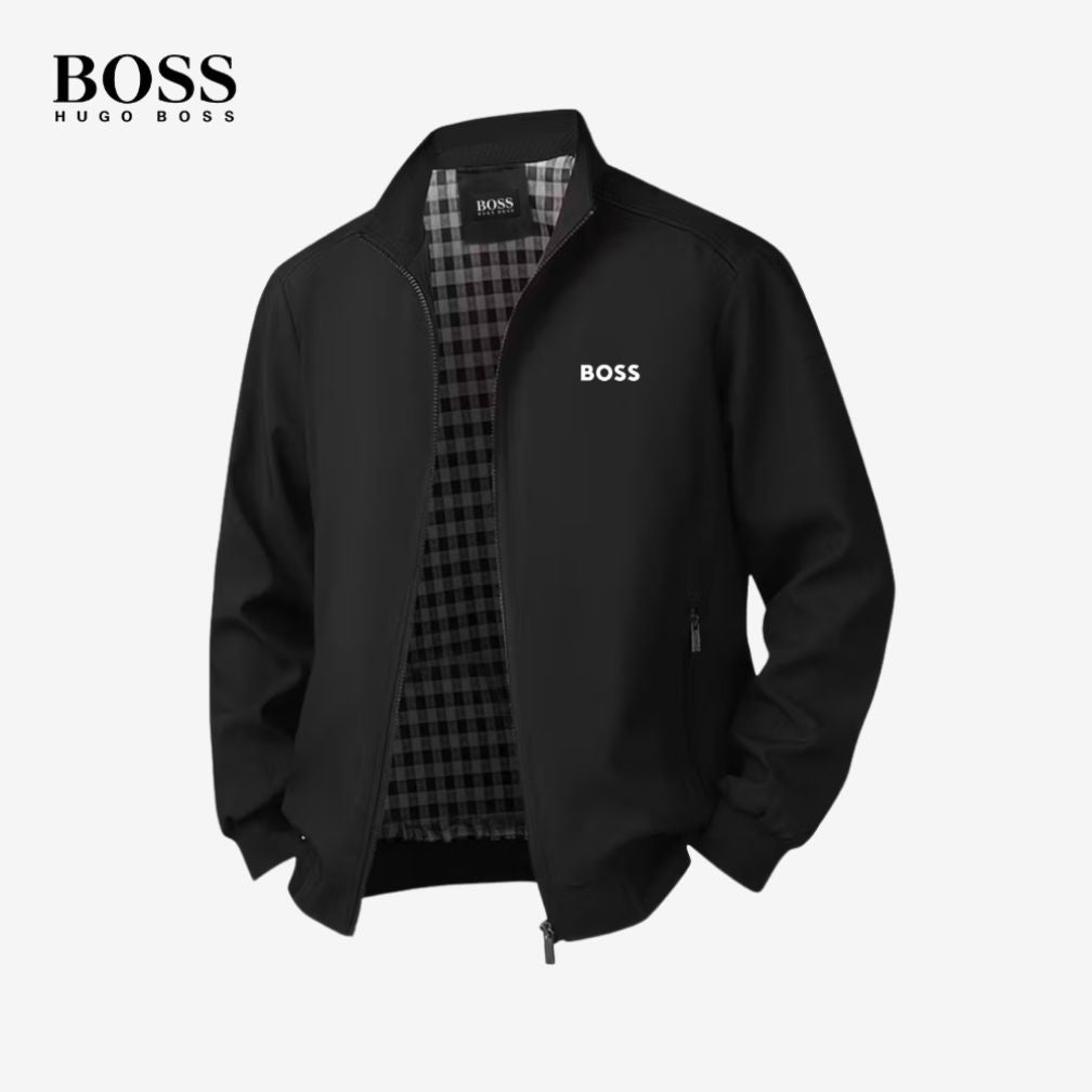 Classic Clean Line Bomber Jacket