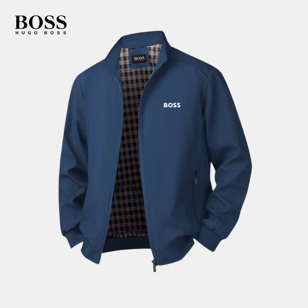 Classic Clean Line Bomber Jacket