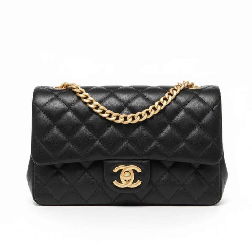 Luxe Rainboots & Milan Bag Set